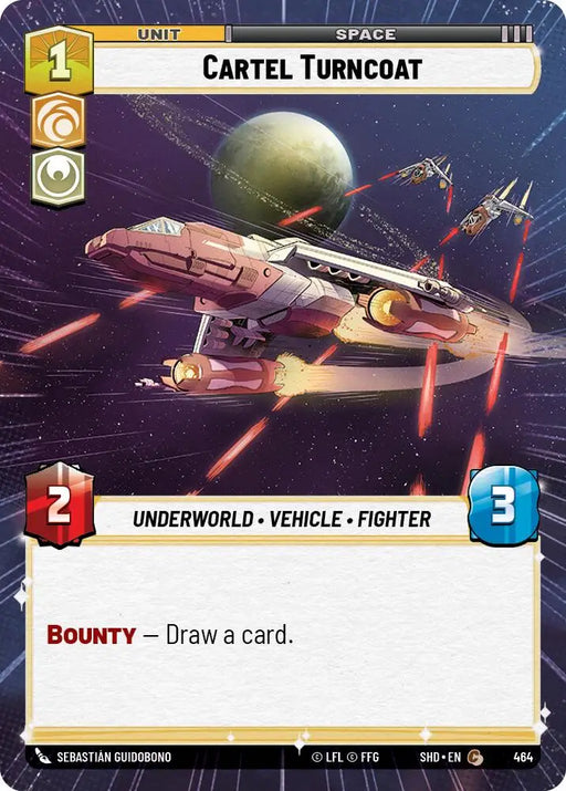 Cartel Turncoat (Hyperspace) (464) [Shadows of the Galaxy] - Star Wars: Unlimited Single