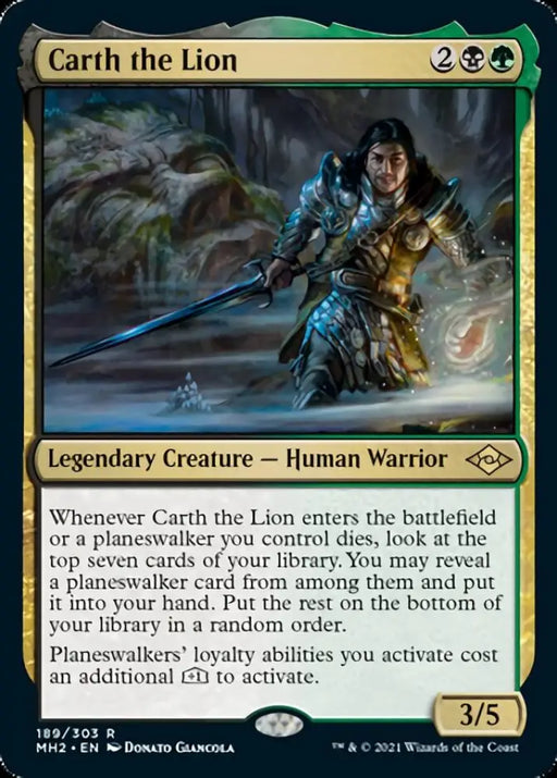 Carth the Lion [Modern Horizons 2] - MTG Single