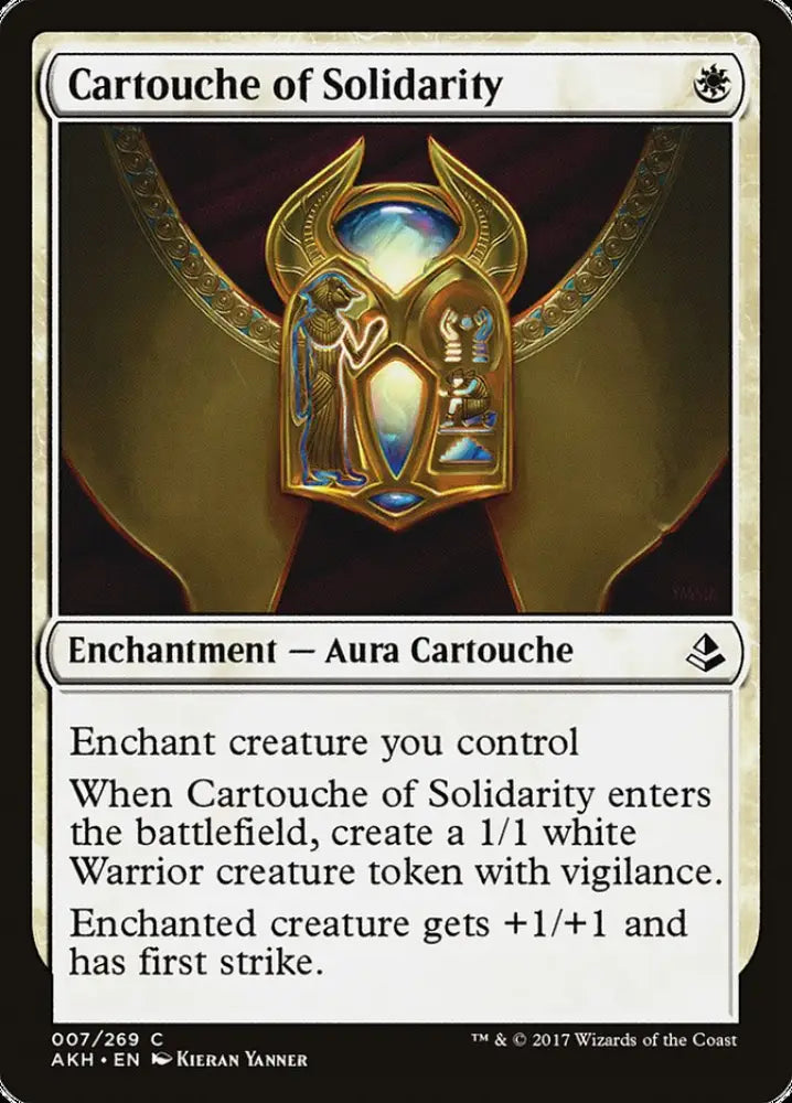 Cartouche of Solidarity [Amonkhet] - MTG Single