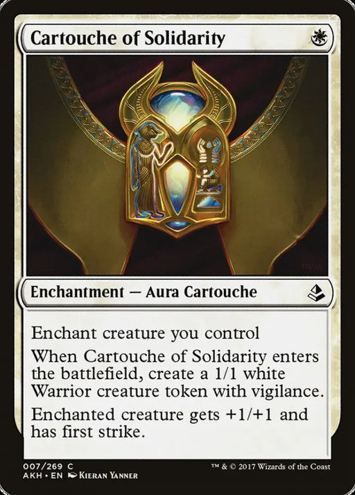 Cartouche of Solidarity [Amonkhet] - MTG Single