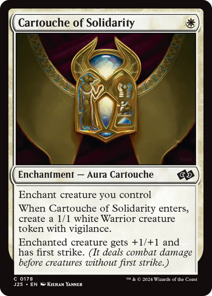 Cartouche of Solidarity [Foundations Jumpstart] - MTG Single