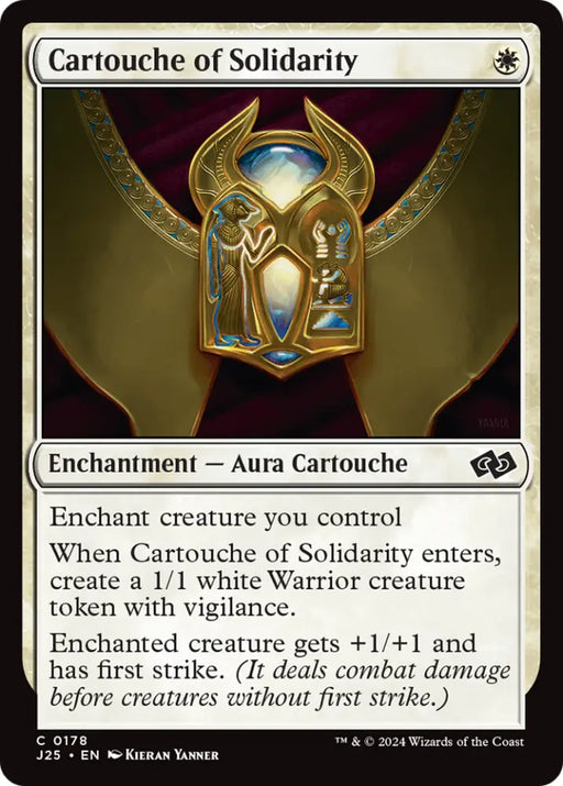 Cartouche of Solidarity [Foundations Jumpstart] - MTG Single