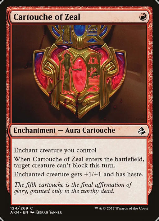 Cartouche of Zeal [Amonkhet] - MTG Single