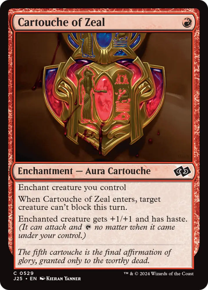 Cartouche of Zeal [Foundations Jumpstart] - MTG Single