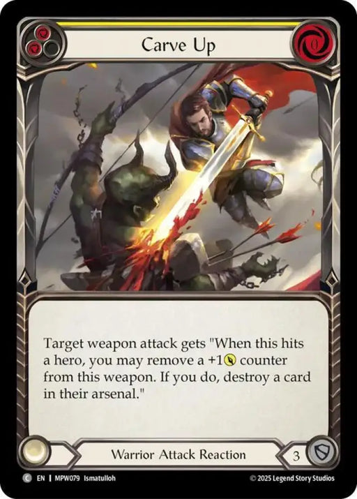 Carve Up (Yellow) (MPW079) [Mastery Pack Warrior]