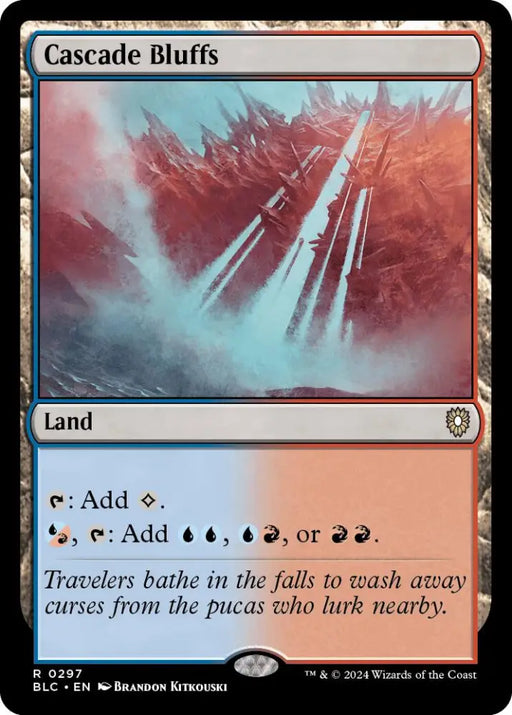 Cascade Bluffs [Bloomburrow Commander] - MTG Single