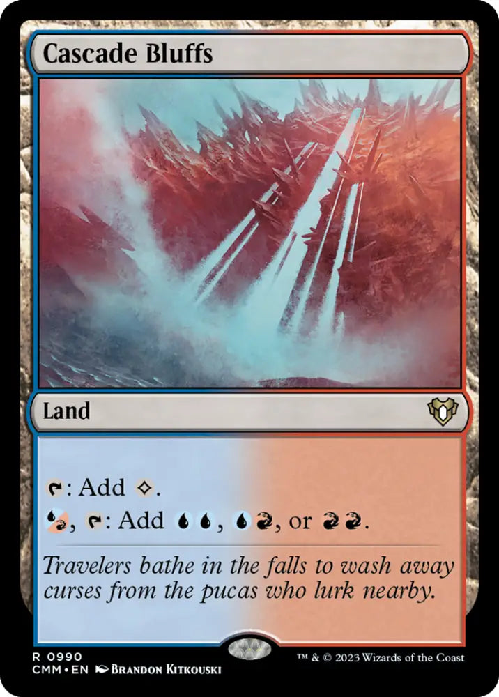 Cascade Bluffs [Commander Masters] - MTG Single