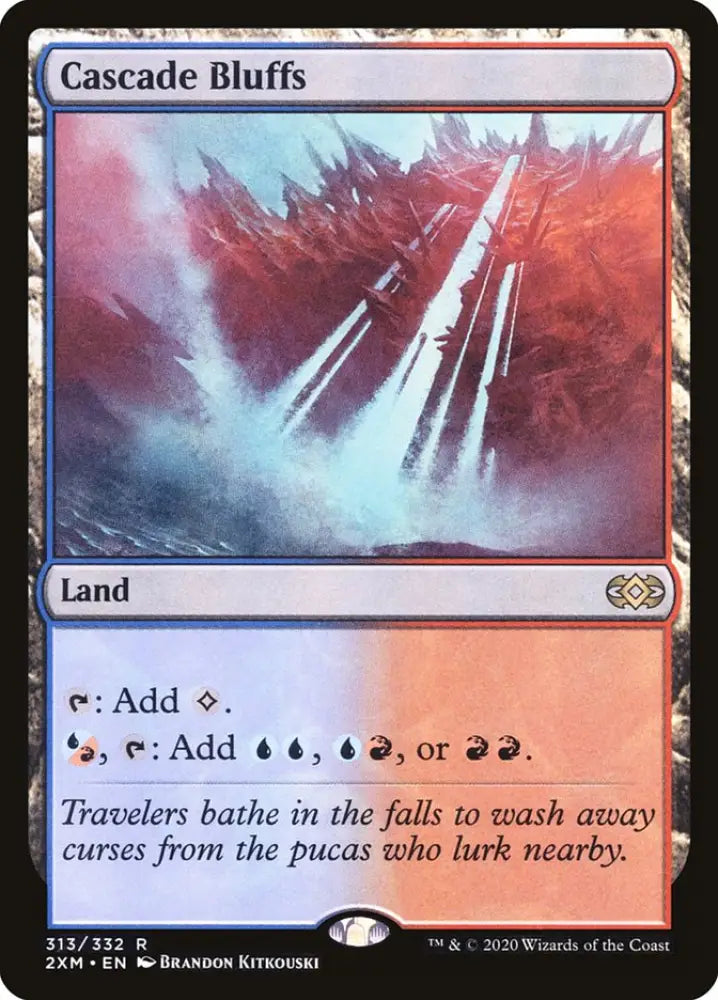 Cascade Bluffs [Double Masters] - MTG Single