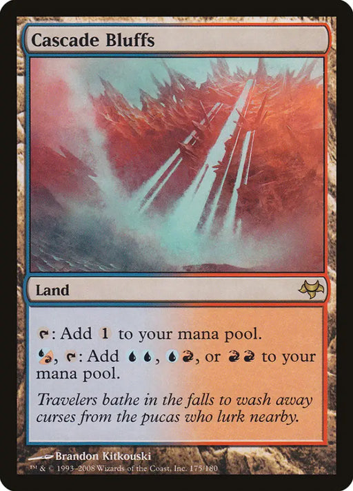 Cascade Bluffs [Eventide] - MTG Single
