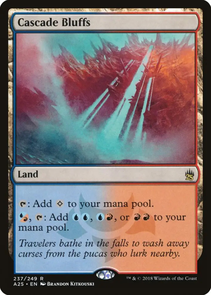 Cascade Bluffs [Masters 25] - MTG Single