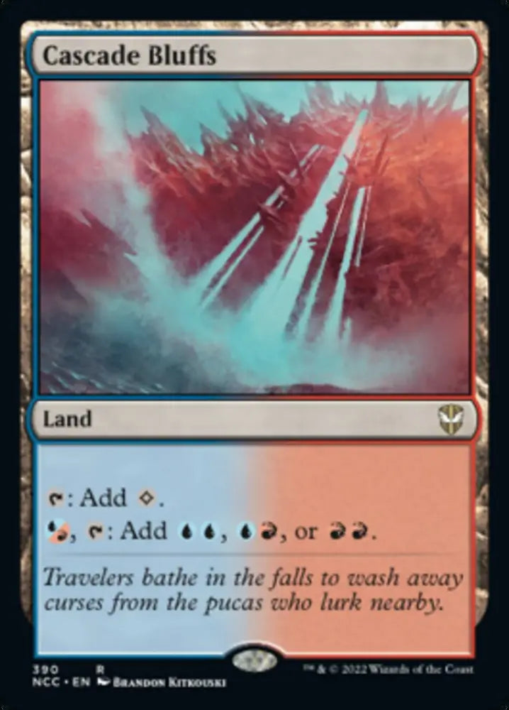 Cascade Bluffs [Streets of New Capenna Commander] - MTG Single