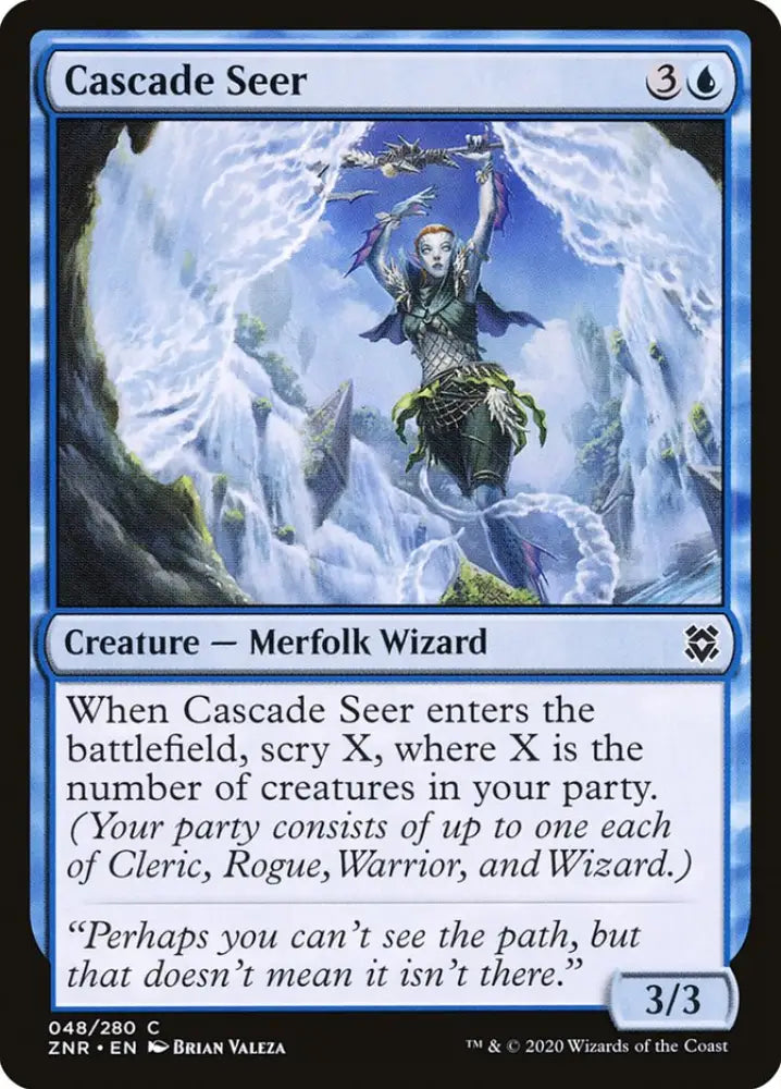 Cascade Seer [Zendikar Rising] - MTG Single
