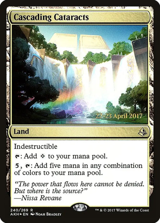 Cascading Cataracts [Amonkhet Prerelease Promos] - MTG Single
