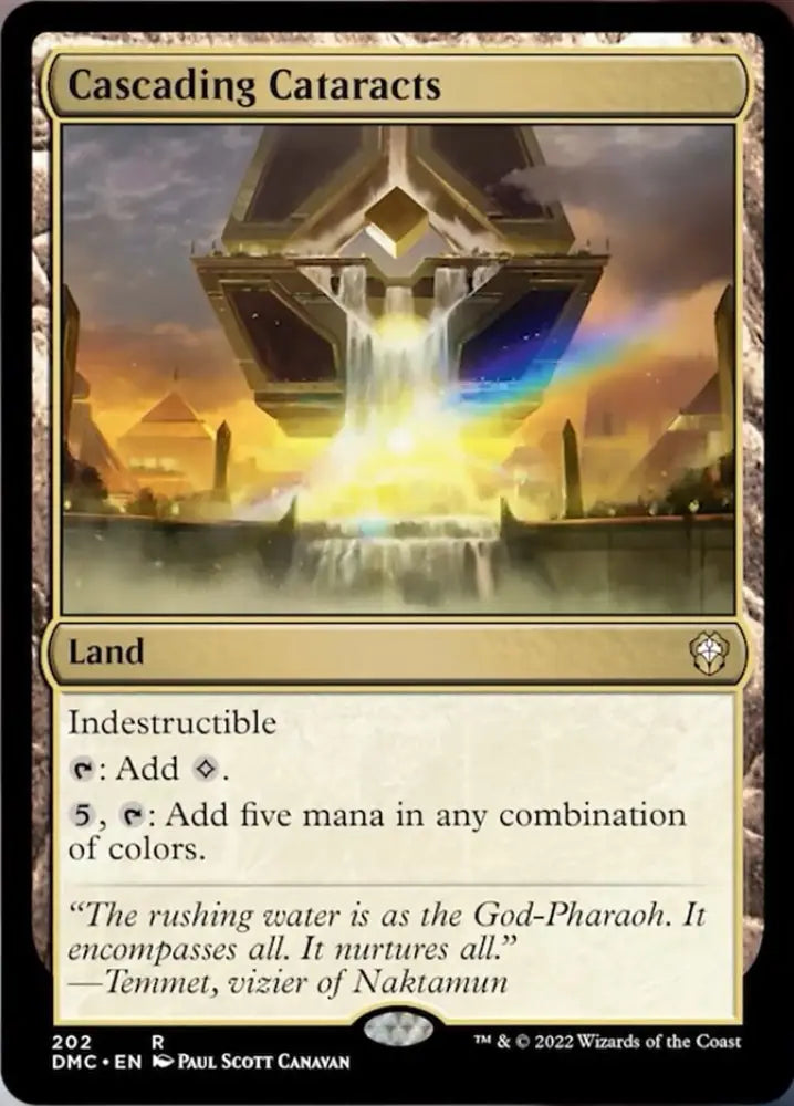 Cascading Cataracts [Dominaria United Commander] - MTG Single
