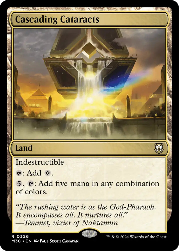 Cascading Cataracts (Ripple Foil) [Modern Horizons 3 Commander] - MTG Single