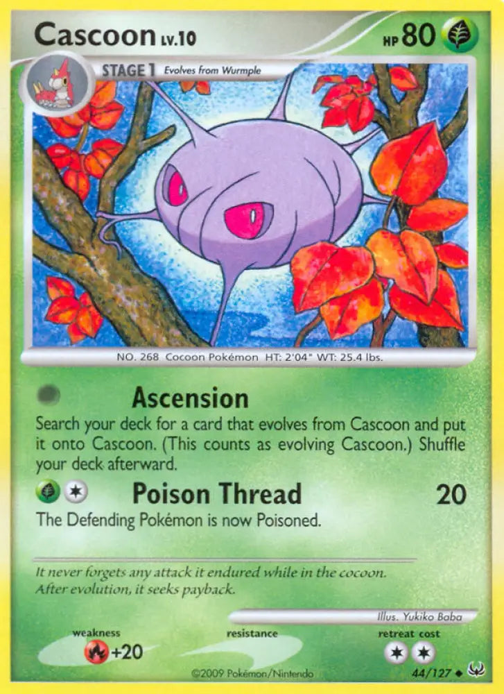 Cascoon (44/127) [Platinum: Base Set] - Pokemon Single