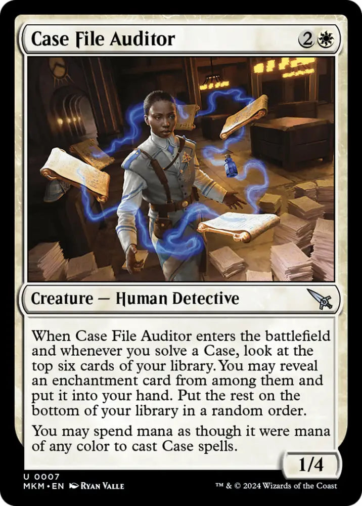 Case File Auditor (Blue) [Murders at Karlov Manor] - MTG Single