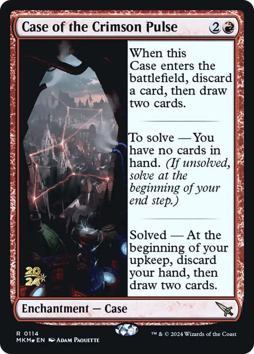 Case of the Crimson Pulse [Murders at Karlov Manor Prerelease Promos] - MTG Single