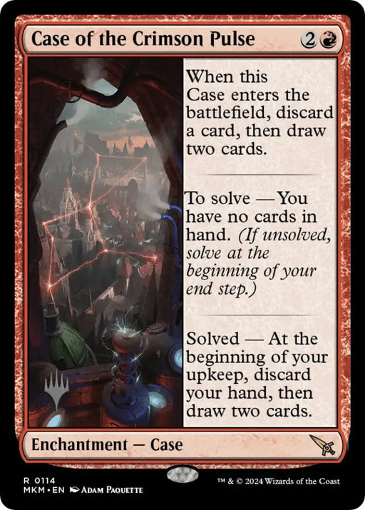 Case of the Crimson Pulse (Promo Pack) [Murders at Karlov Manor Promos] - MTG Single