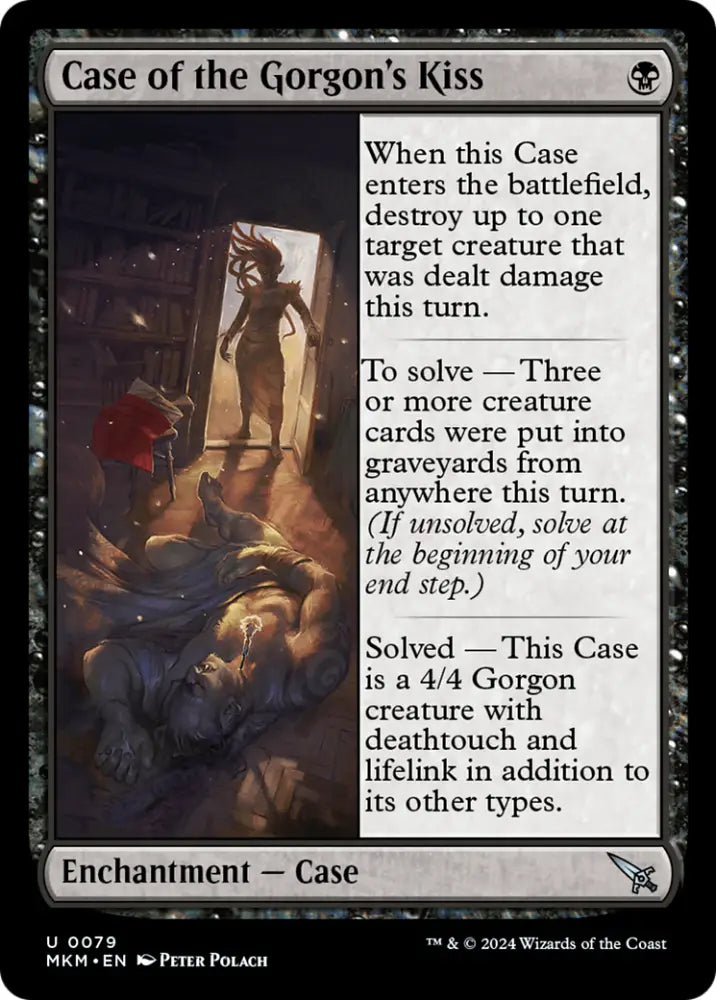 Case of the Gorgon’s Kiss (Red) [Murders at Karlov Manor] - MTG Single