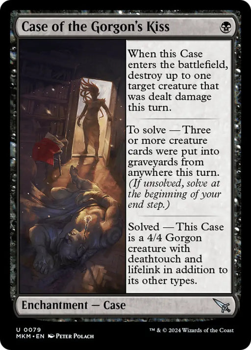 Case of the Gorgon’s Kiss (Red) [Murders at Karlov Manor] - MTG Single