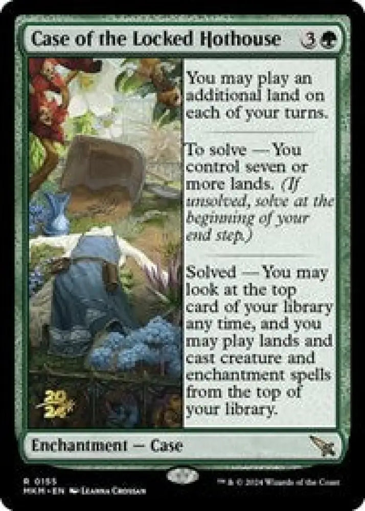 Case of the Locked Hothouse (155) [Prerelease Cards]