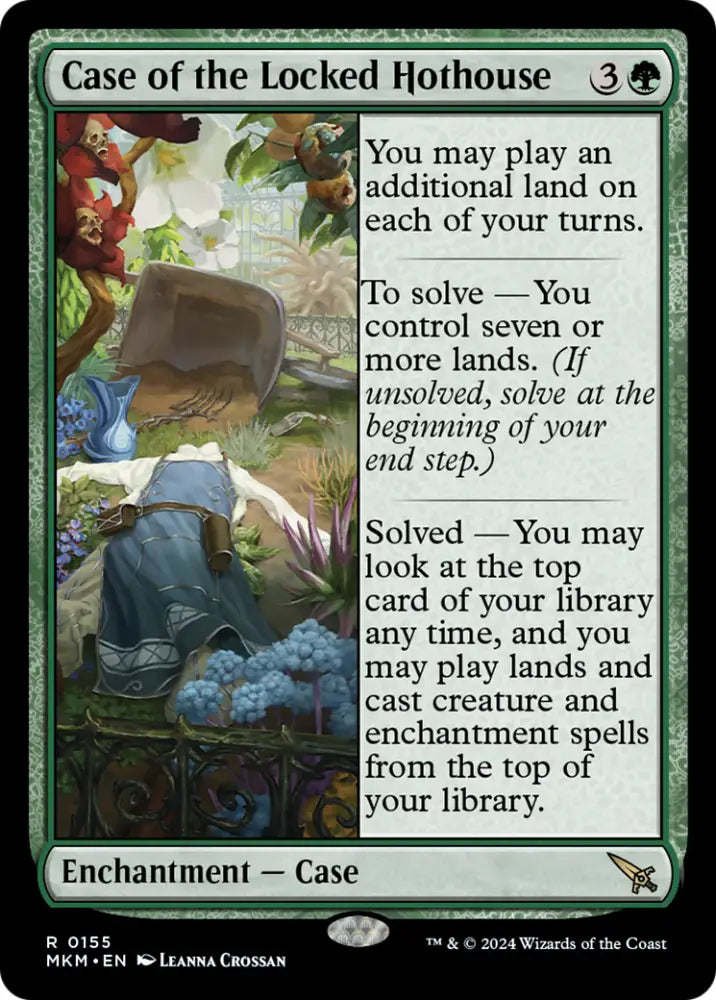 Case of the Locked Hothouse [Murders at Karlov Manor] - MTG Single