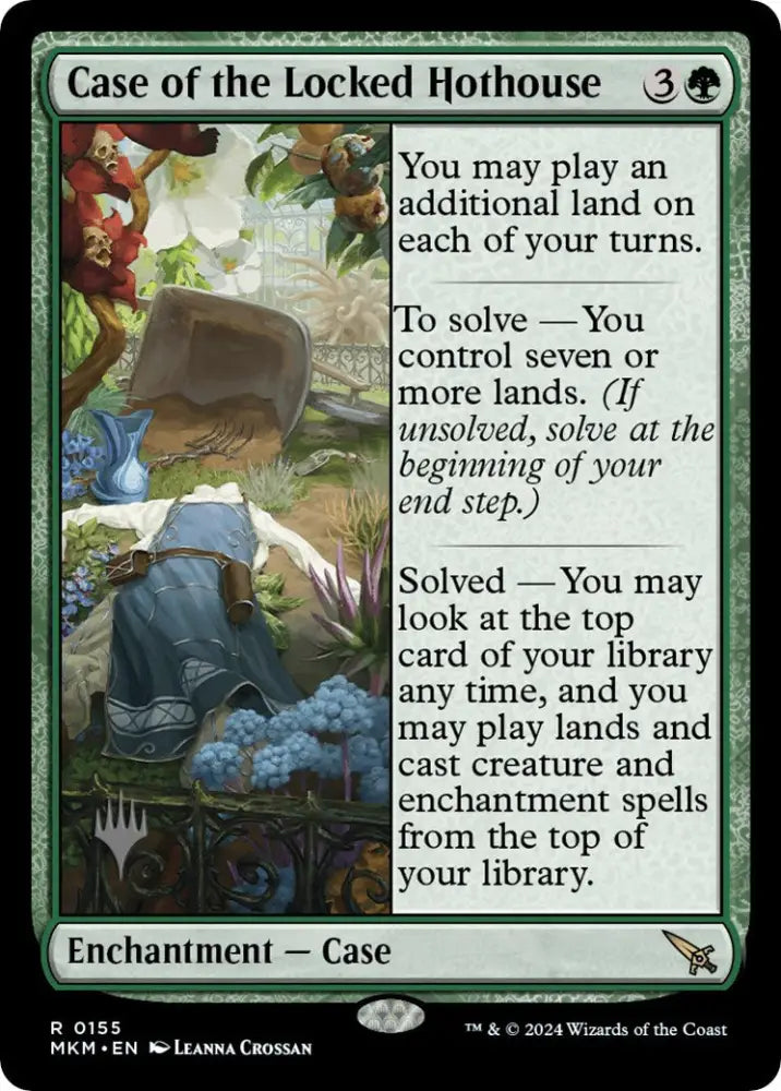 Case of the Locked Hothouse (Promo Pack) [Murders at Karlov Manor Promos] - MTG Single