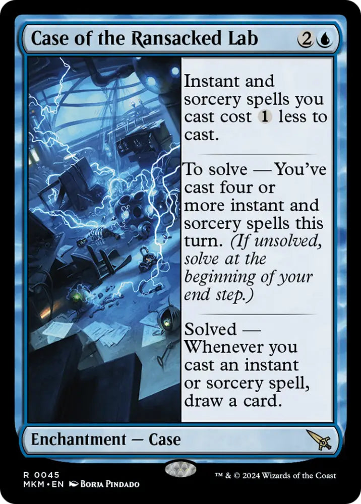 Case of the Ransacked Lab [Murders at Karlov Manor] - MTG Single