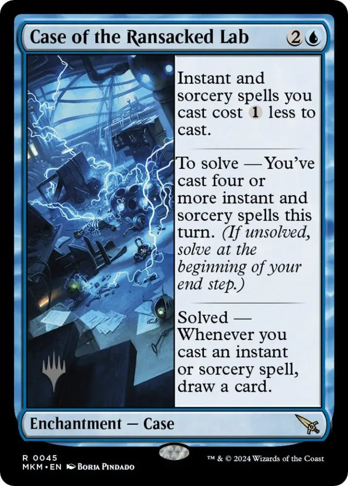Case of the Ransacked Lab (Promo Pack) [Murders at Karlov Manor Promos] - MTG Single