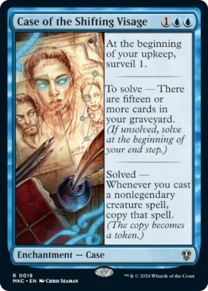 Case of the Shifting Visage [Murders at Karlov Manor Commander] - MTG Single
