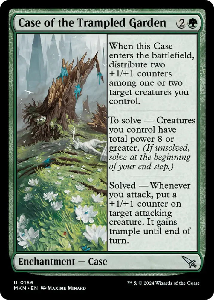 Case of the Trampled Garden [Murders at Karlov Manor] - MTG Single