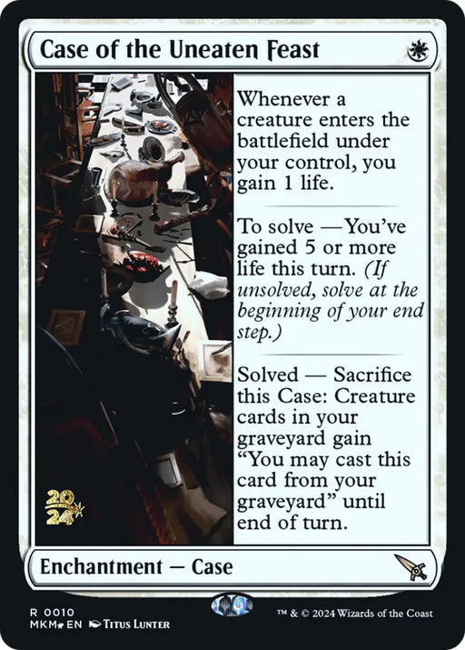Case of the Uneaten Feast [Murders at Karlov Manor Prerelease Promos] - MTG Single