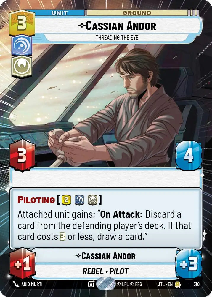 Cassian Andor - Threading the Eye (Hyperspace) (310) [Jump to Lightspeed] - Star Wars: Unlimited Single