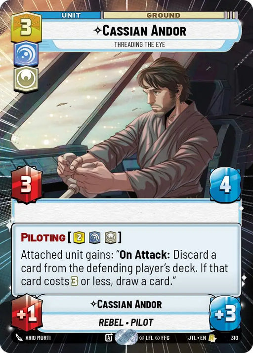 Cassian Andor - Threading the Eye (Hyperspace) (310) [Jump to Lightspeed] - Star Wars: Unlimited Single