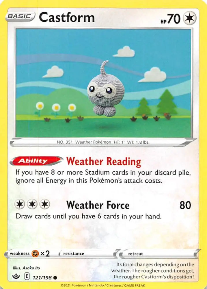 Castform (121/198) [Sword & Shield: Chilling Reign] - Pokemon Single