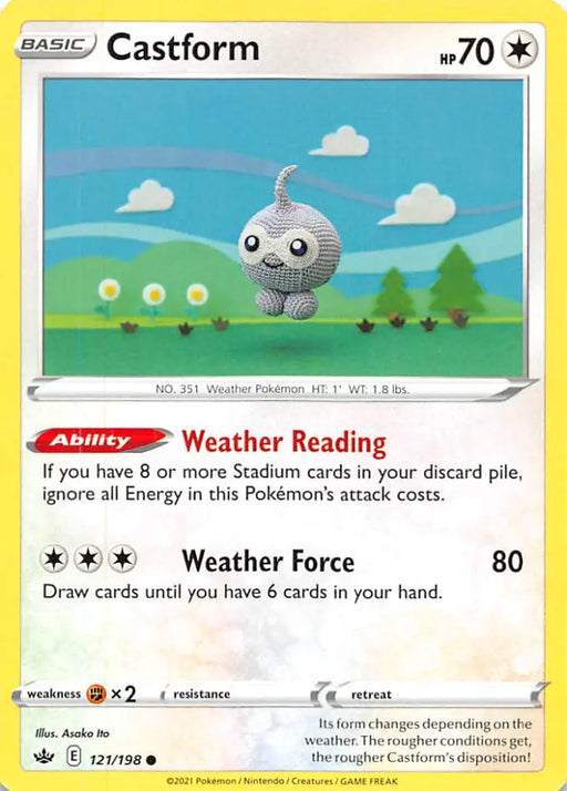Castform (121/198) [Sword & Shield: Chilling Reign] - Pokemon Single