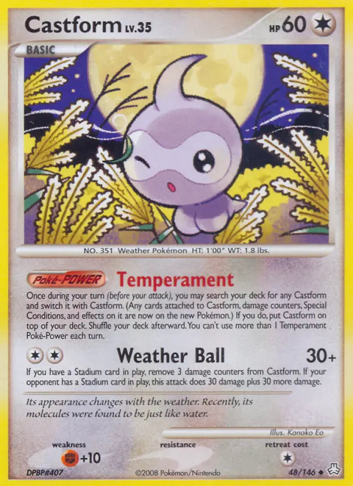 Castform (48/146) [Diamond & Pearl: Legends Awakened] - Pokemon Single