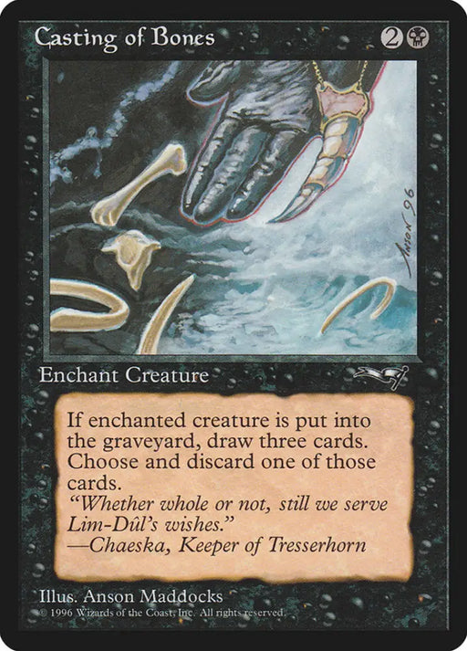 Casting of Bones (Claw Art) [Alliances] - MTG Single