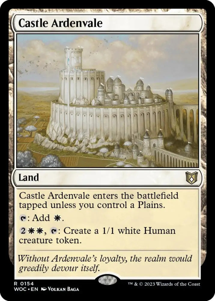 Castle Ardenvale [Wilds of Eldraine Commander] - MTG Single