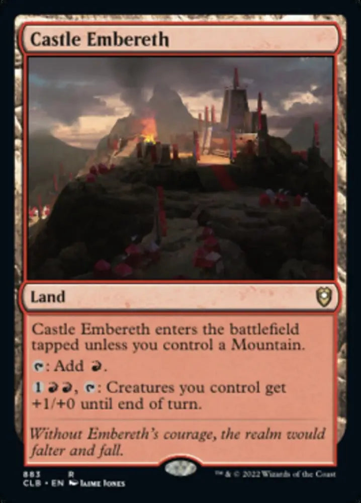 Castle Embereth [Commander Legends: Battle for Baldur’s Gate] - MTG Single