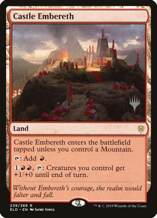 Castle Embereth (Promo Pack) [Throne of Eldraine Promos] - MTG Single