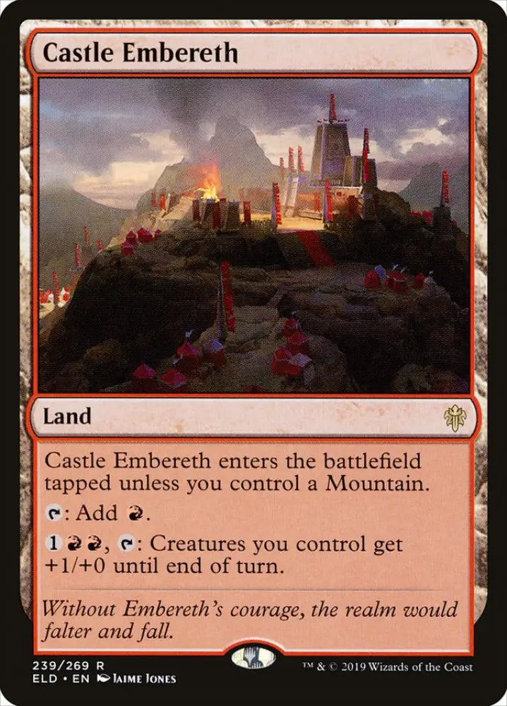 Castle Embereth [Throne of Eldraine] - MTG Single