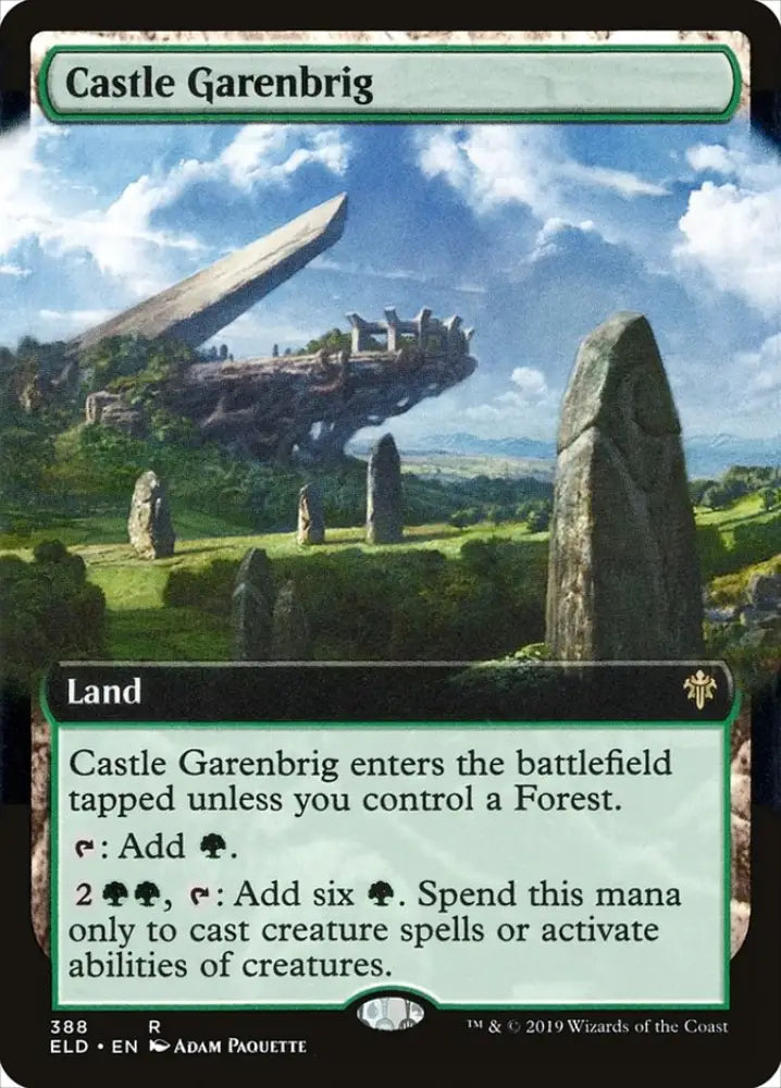 Castle Garenbrig (Extended Art) [Throne of Eldraine] - MTG Single