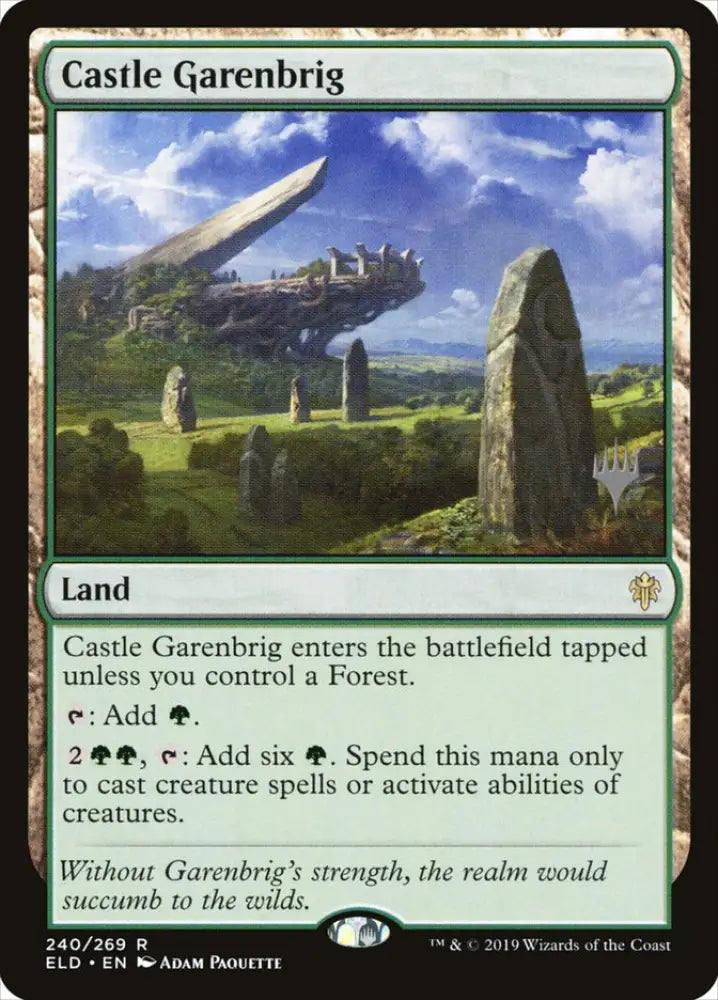 Castle Garenbrig (Promo Pack) [Throne of Eldraine Promos] - MTG Single