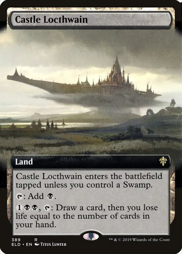 Castle Locthwain (Extended Art) [Throne of Eldraine] - MTG Single