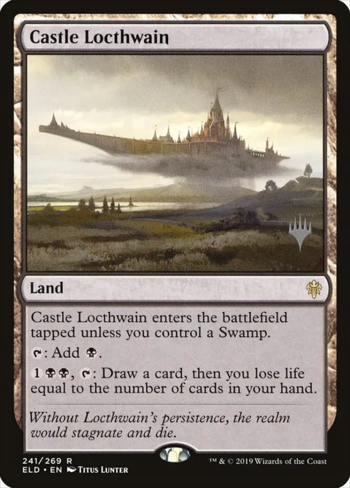 Castle Locthwain (Promo Pack) [Throne of Eldraine Promos] - MTG Single