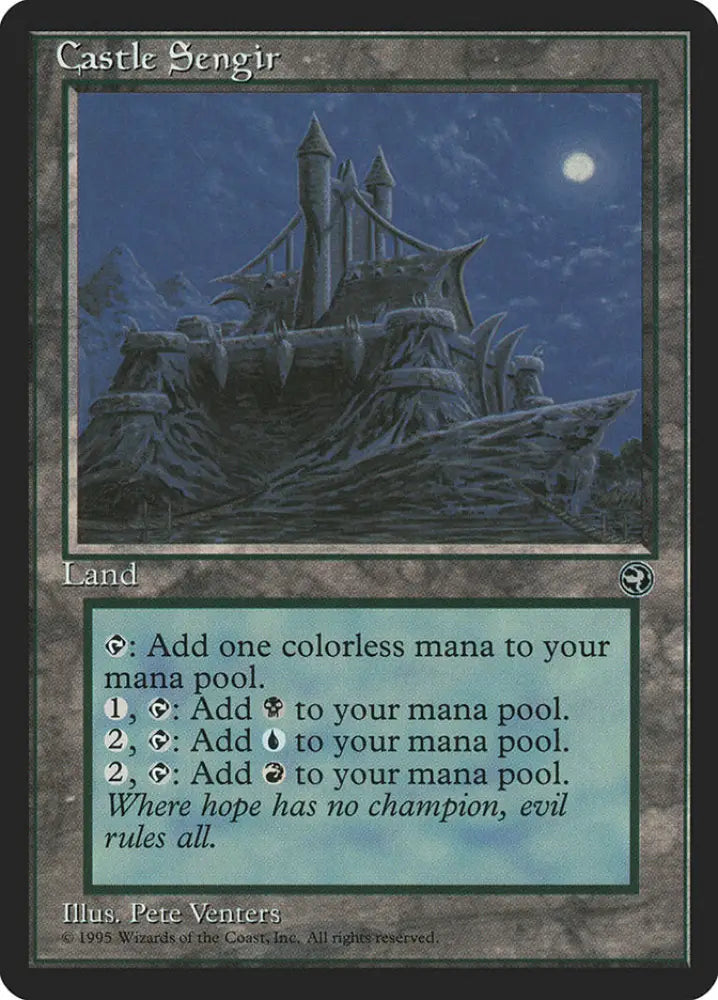 Castle Sengir [Homelands] - MTG Single