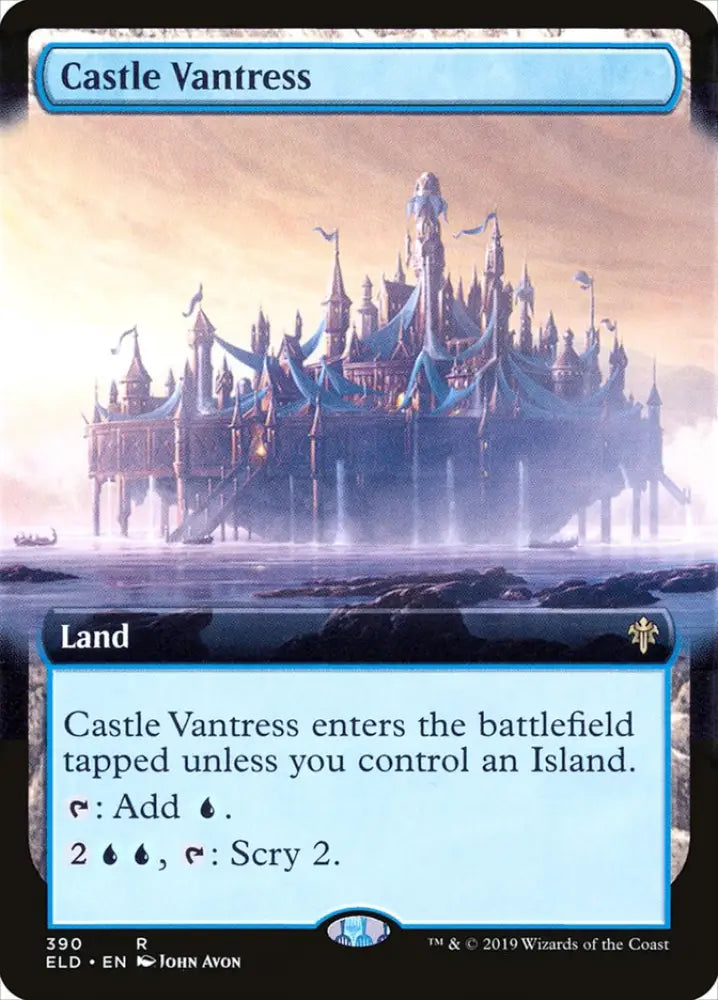 Castle Vantress (Extended Art) [Throne of Eldraine] - MTG Single