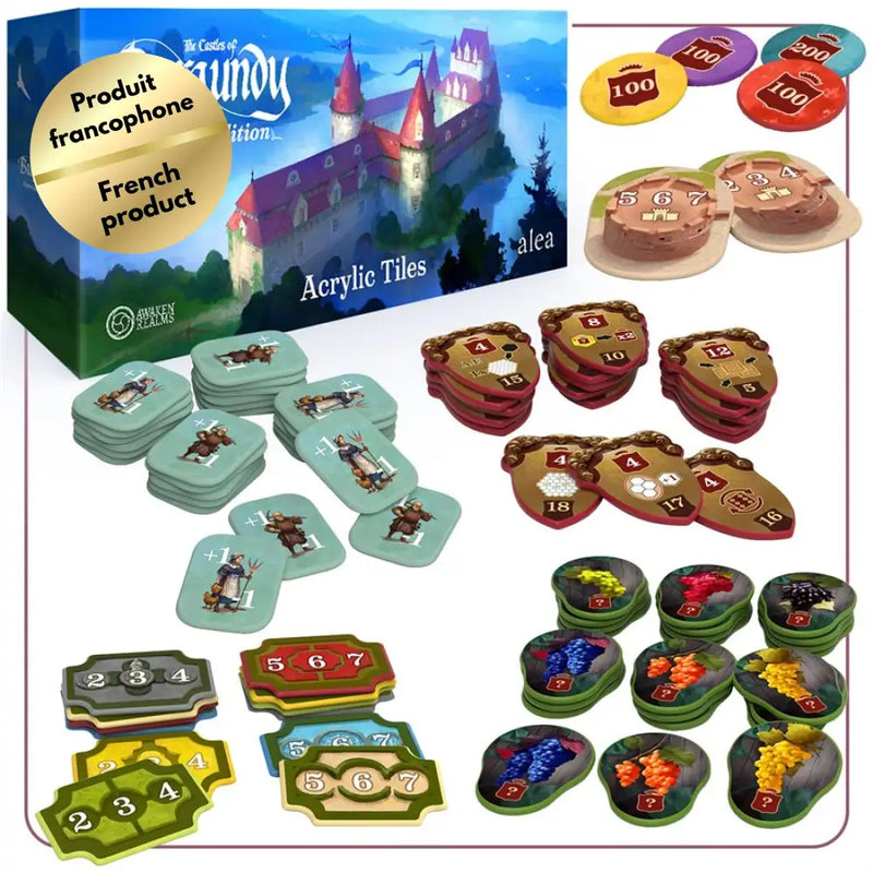 Castles of Burgundy Special Edition: Acrylic Tiles - Board Games